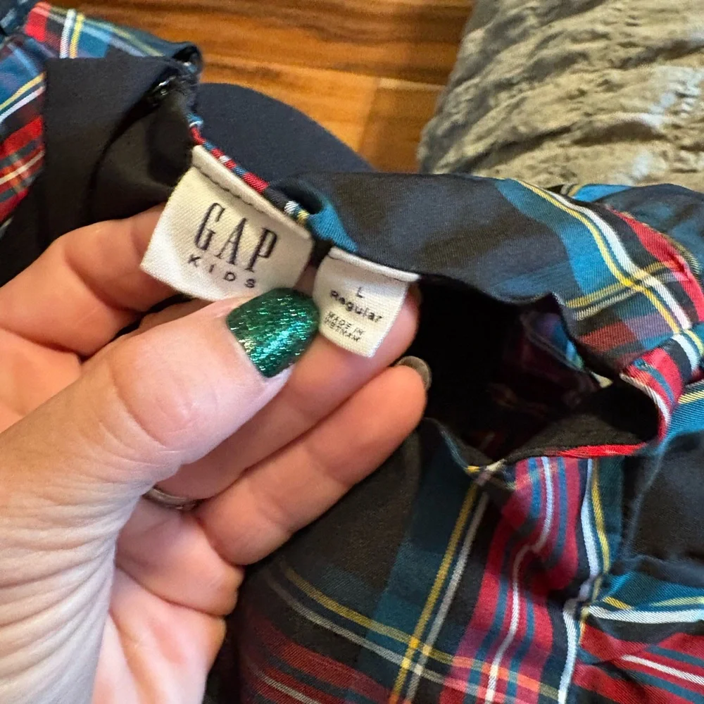 ✨ GAP Kids‎ Plaid Ruffle Dress | Size L (10/12)